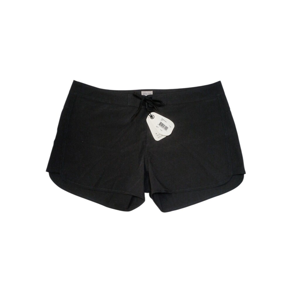 prAna Schaffie Board Shorts Womens XL Black UPF 50 Quick Dry 4 Way Stretch Swim